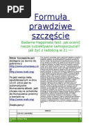 Download Formua prawdziwe szczcie by Personal development program Personal development books ebooks and pdf SN34890761 doc pdf
