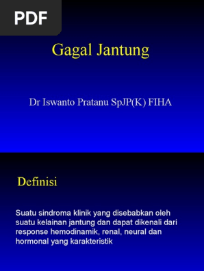Gagal Jantung Dr Iswanto Pratanu Spjp K Fiha