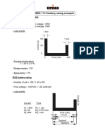 IEEE 1115 Battery Sizing Example