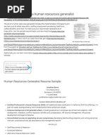 HR Generalist Resume Sample _ Monster