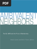 Download Ambivalent Neighbors The EU NATO and the Price of Membership by Carnegie Endowment for International Peace SN34891568 doc pdf