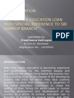 SBI Education Loan Study