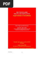 Dictionnaire Francais Espagnol - PD | PDF | Dictionnaire