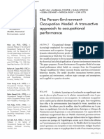 Mary Law PEO Model PDF