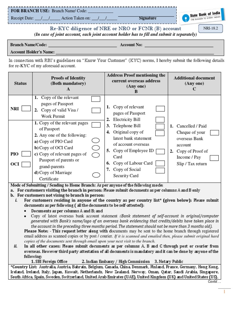 RE KYC Identity Document Passport