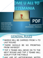 Welcome U All To Quizzemania