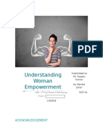 Woman Empowerment - Research Methodology Project - Devika Johar