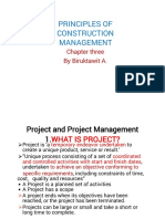 Principles of Construction Management: Chapter Three by Biruktawit A