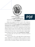 TSJ Declaró Parcialmente Con Lugar Demanda Contra Universidad de Carabobo