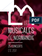 Brochure Les Musicales de Normandie