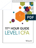 Print  Wiley 11th Hour Guide for 2015 Level I CFA Exam (Parte 1)