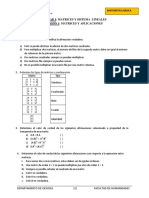 Matemática básica con matrices