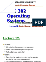 Lecture12 Introduction to Memory Management