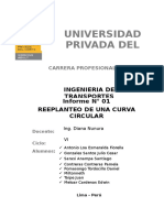 Informe #1 - Replanteo Curva Circular