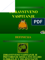 Zdravstveno Vaspitanje