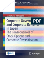 Corporate Governance and Corporate Behavior in Japan