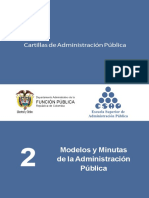 Modelos y minutas de la administración pública