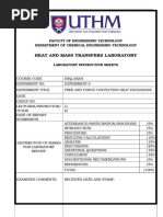 Exp 6 Free & Forced Convection Heat Exchanger