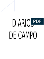 Nota Diarios de Campo