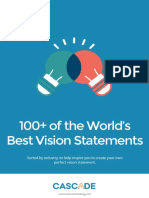 100 of The Worlds Best Vision Statements PDF