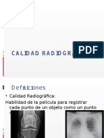 Calidad Radiográfica