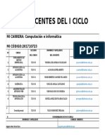 Tarea 1 Cuadro de Docentes