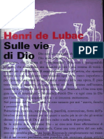 De Lubac - Sulle Vie Di Dio PDF