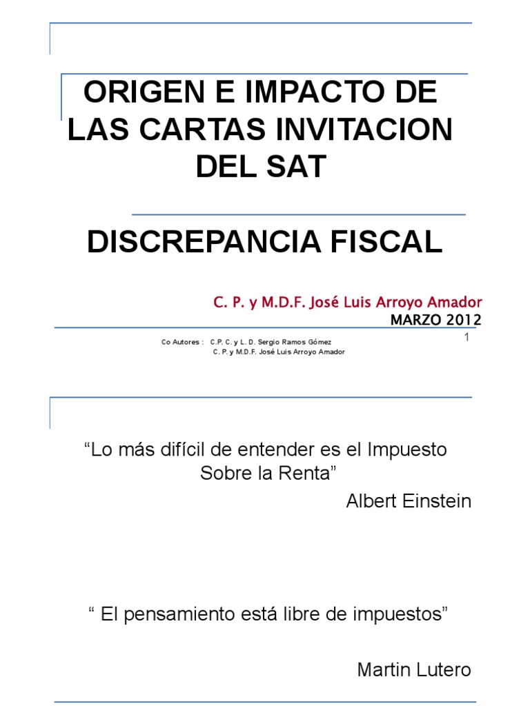 Cartas Invitacion SAT | PDF | Impuestos | Delito