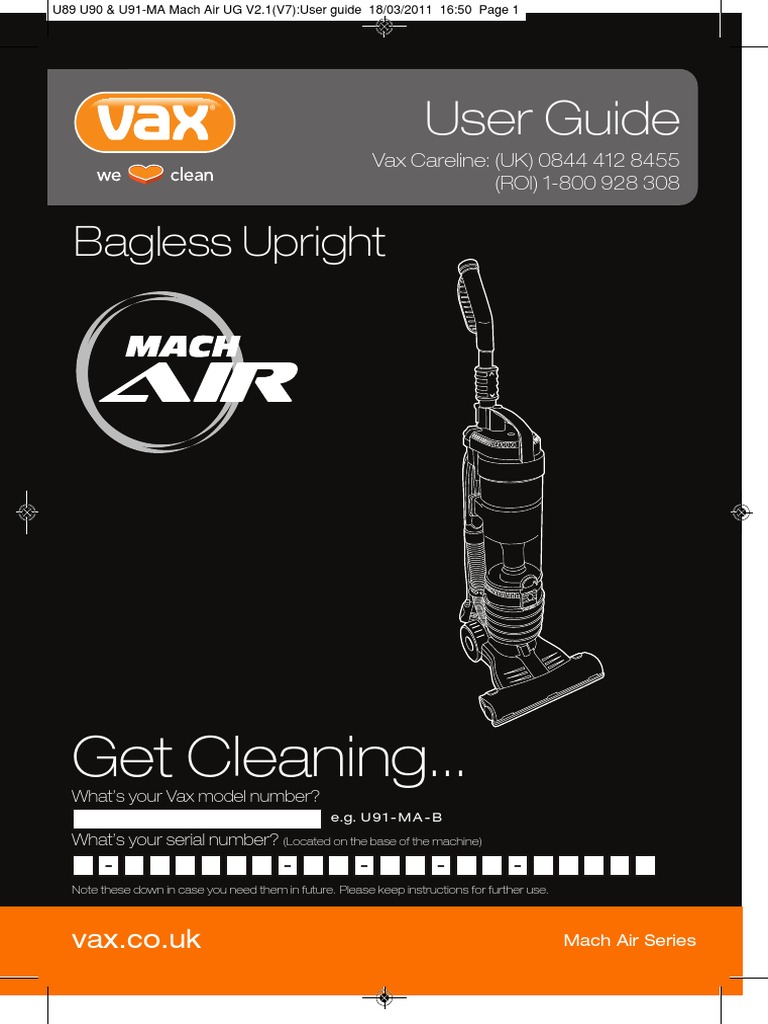 Hoover Manual Pdf Vacuum Cleaner Ac Power Plugs And Sockets