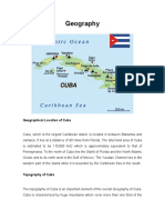 Geography of Cuba - Location, Topography, Climate
