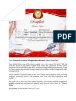 Cara Membuat Sertifikat Menggunakan Microsoft Office Word 2007.docx