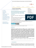 Electrical Shorting Between The Carbon-Fiber Cloth Electrodes of Structural Capacitors With A Glass-Fiber Cloth Separator