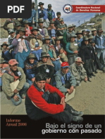 Download Informe anual 2006 by Coordinadora Nacional de Derechos Humanos - Per SN34896604 doc pdf