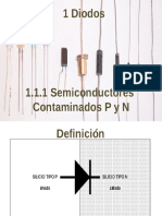 1 1 1 Semiconductores Contaminados P y N