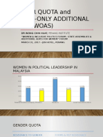 Gender Quota and Women-Only Additional Seats (Woas) - 20170331
