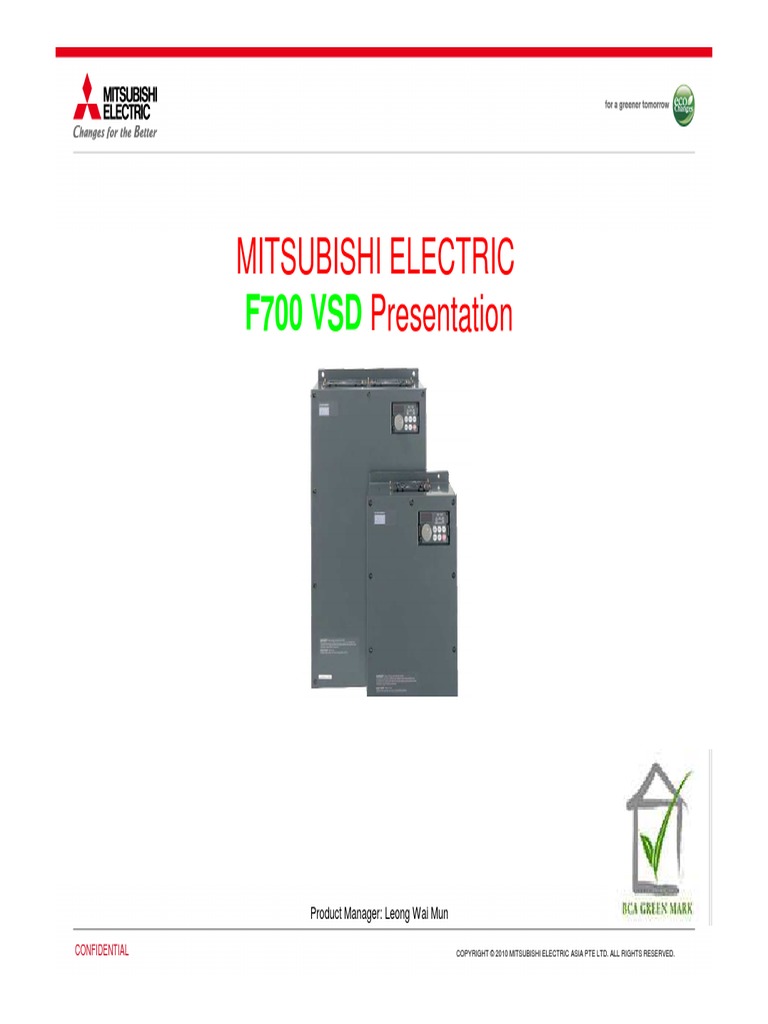 Mitsubishi FR F700 Inverter | Power Supply | Power Inverter