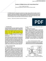 Surface Modification of Edmed Surface With Powder Mixed Fluid