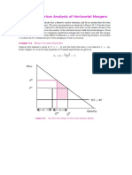 A Partial-Equilibrium Analysis of Horizontal Mergers