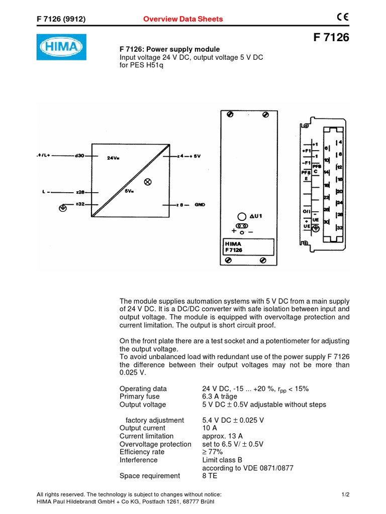 F7126e HIMA HIQuad h41 h51 | PDF