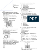 Soal UAS IPA Kelas 8 Semester Ganjil