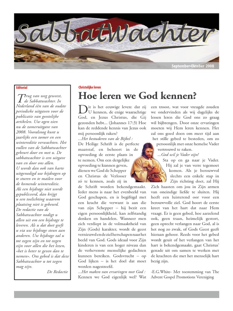 Sabbatwachter Sept Okt | PDF