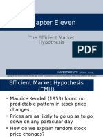 Chapter 11 The Efficient Market Hypothesis