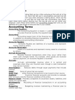 Basic Accounting and definitions