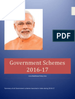 Govt. Schemes 2016-17