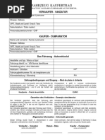 Contract Vanzare Cumparare Auto Din Germania Bilingv