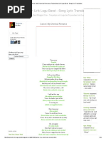 Cancer _ My Chemical Romance _ Terjemahan Lirik Lagu Barat - Song Lyric Translation