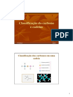 01.2 - Classificação Do Carbono e Cadeias