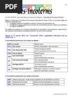 Incoterms 2010 Exercice