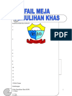 Fail Meja Terkini Guru Pemulihan Khas, 2015