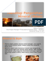Teknologi Pengolahan Mineral (Nikel)